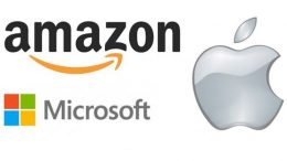 Amazon, Microsoft and Apple