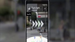 Google AR Map Navigation