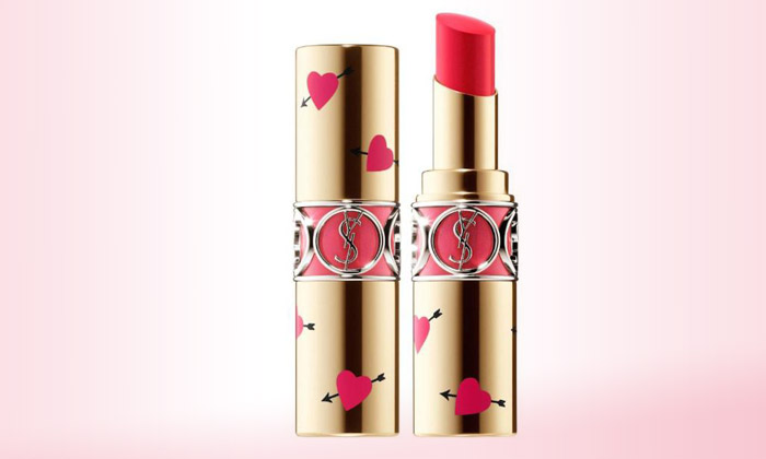 Yves Saint Laurent Heart & Arrow Collector Rouge Volupté Shine Lipstick