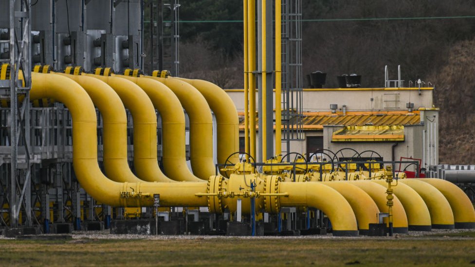 Russia reduced gas flows to European Nations